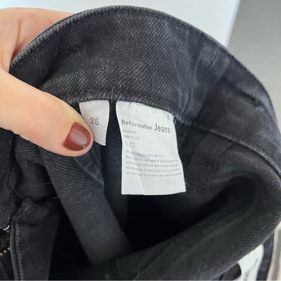 Reformation Jeans Kayo High & Skinny Jean in Erie Size 25 - Picture 4 of 5
